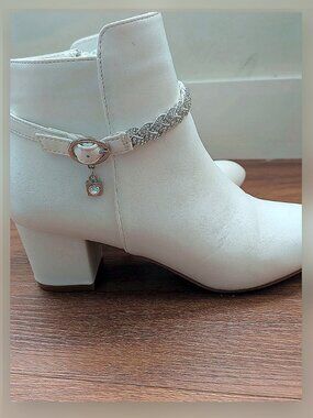 White Ankle Boots